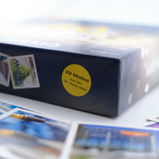 Mr. Wash Memo - das Spiel mit Wiedererkennungswert