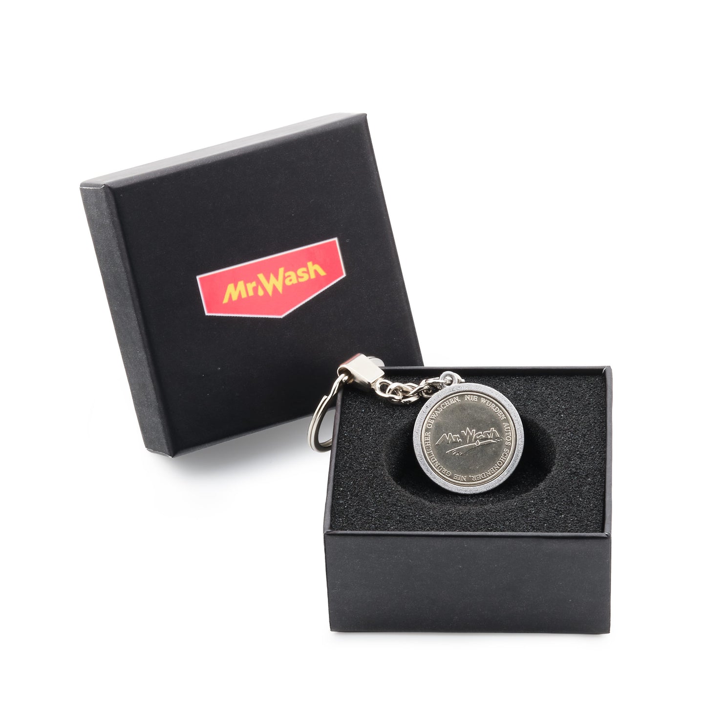 Schlüsselanhänger, Heritage, silberfarben, Freimünze Nr. 3 in Aufbewahrungsbox, Logoseite