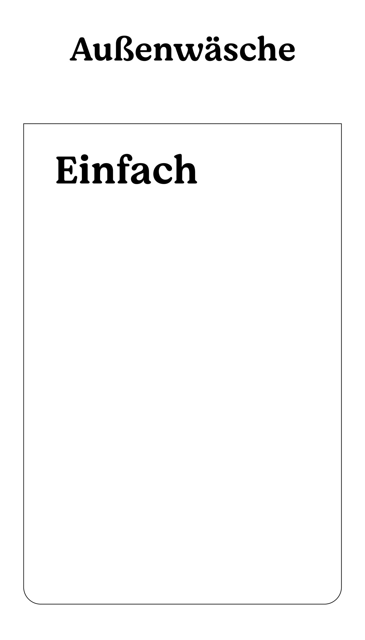Icon der Wäsche Einfach
