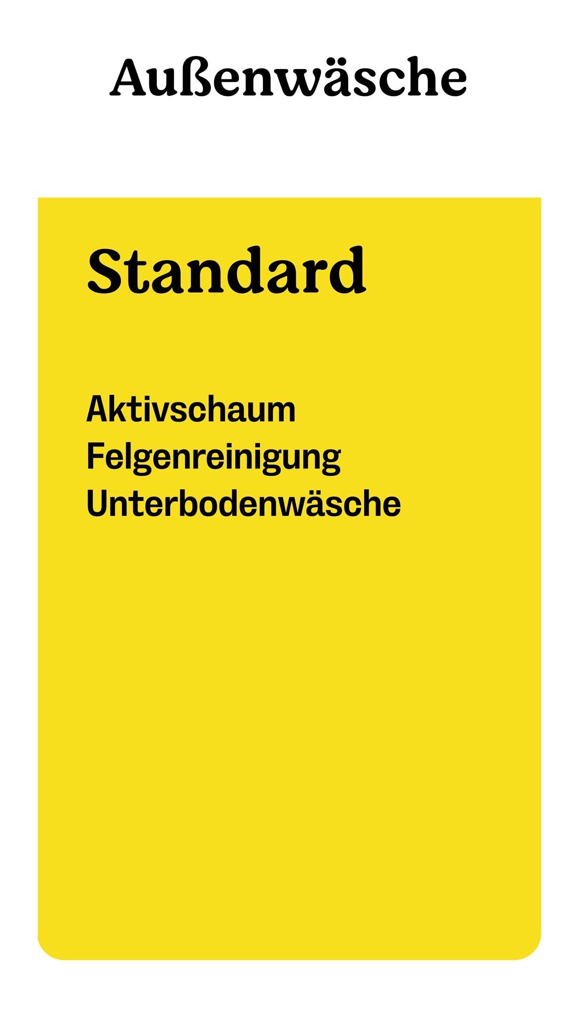 Icon der Wäsche Standard