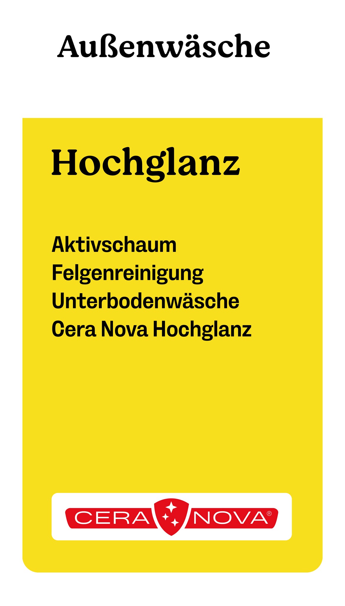 Icon der Wäsche Hochglanz