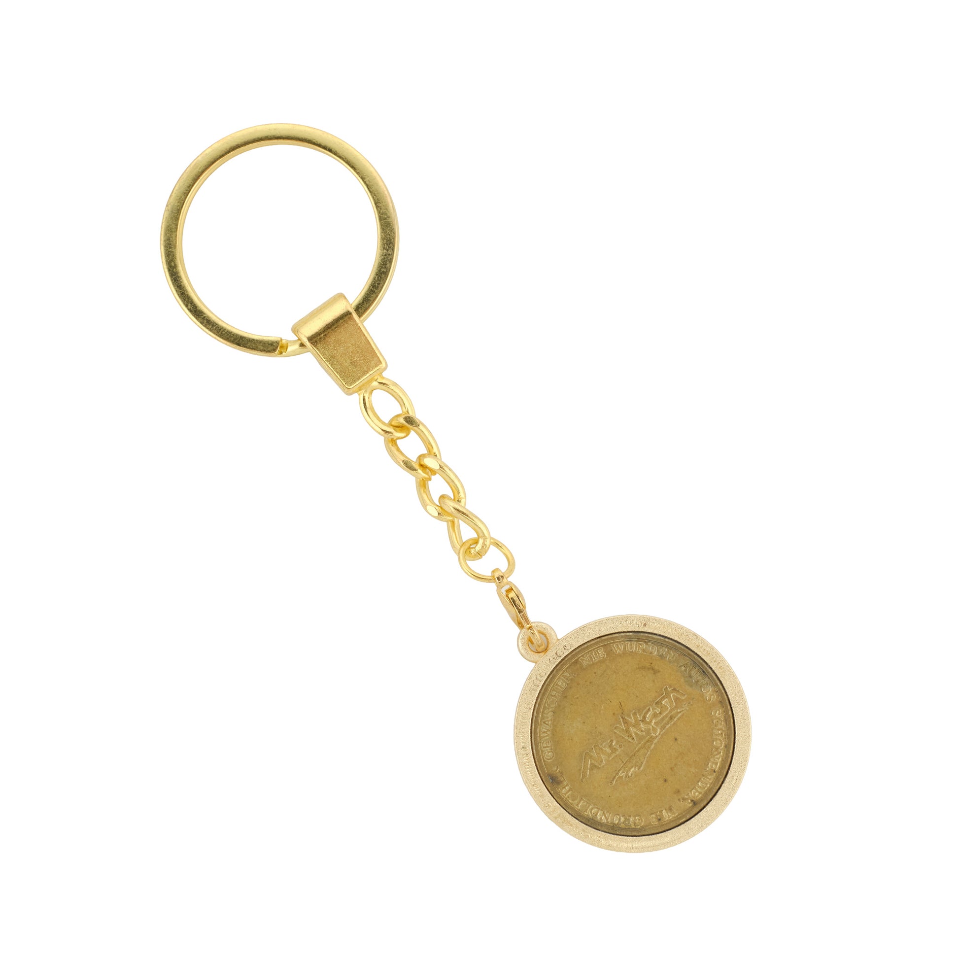 Schlüsselanhänger Heritage - goldfarben - Freimünze Nr. 1 - Logoseite