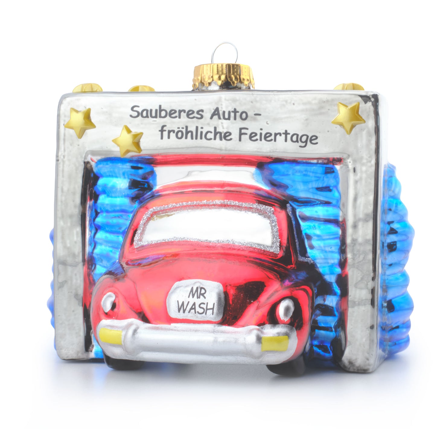 Mr. Wash Weihnachtsornament – Grün oder Rot: Ihr Glanzmoment am Baum