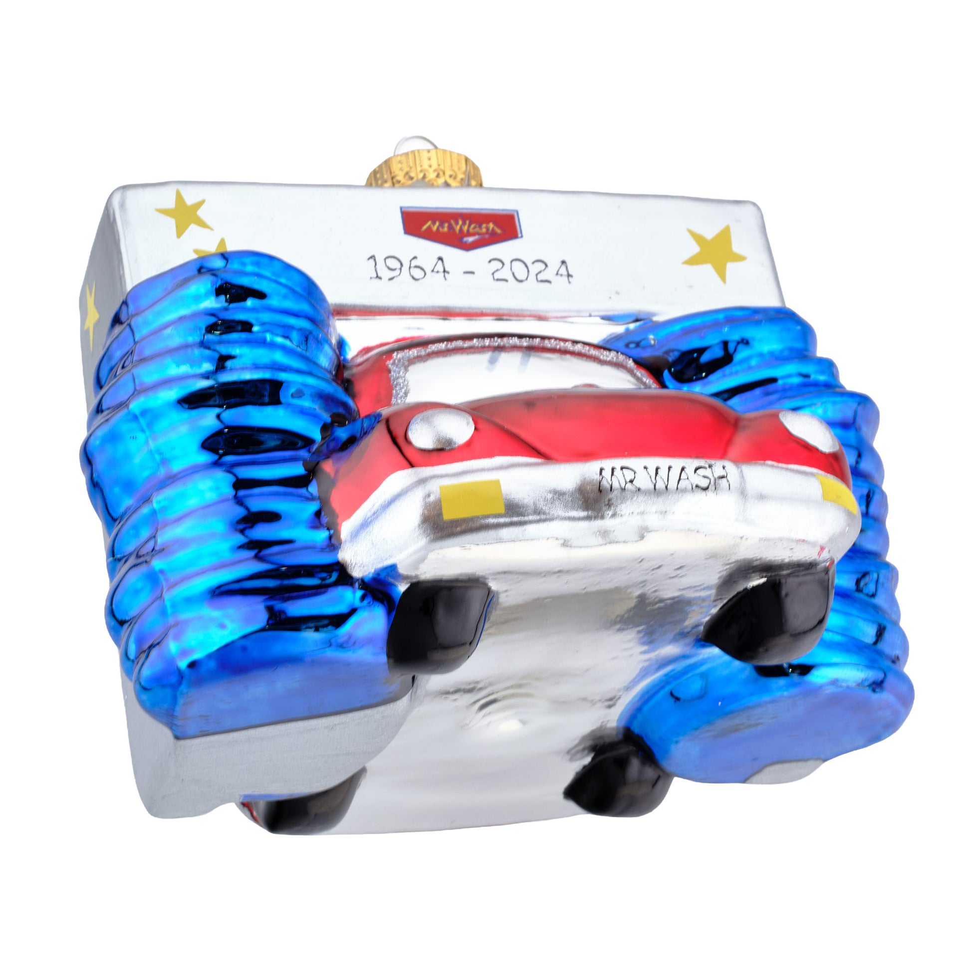 Weihnachtskugel 1964-2024 Ansicht von vorne unten