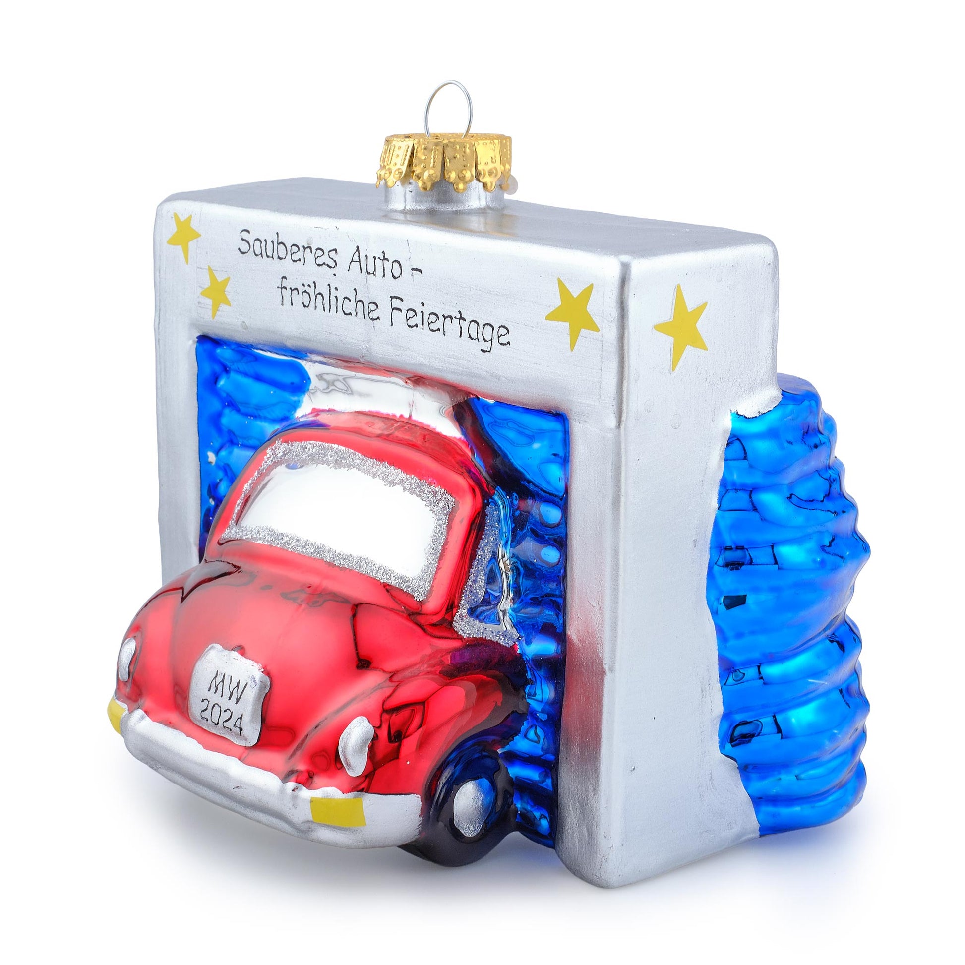 Weihnachtskugel 1964-2024 Ansicht von hinten rechts