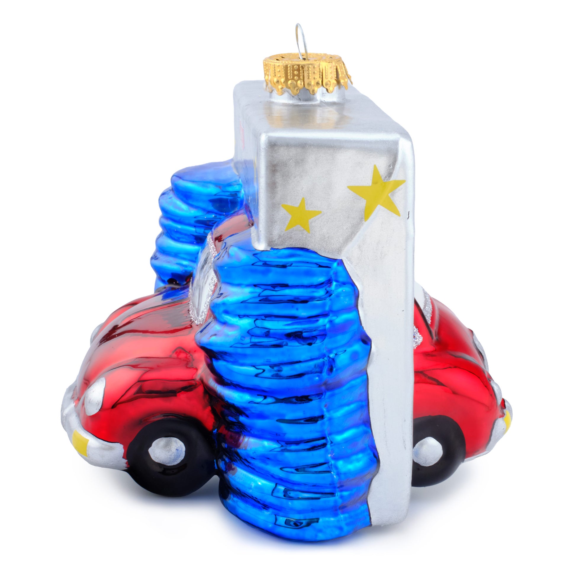 Weihnachtskugel 1964-2024 Ansicht von links