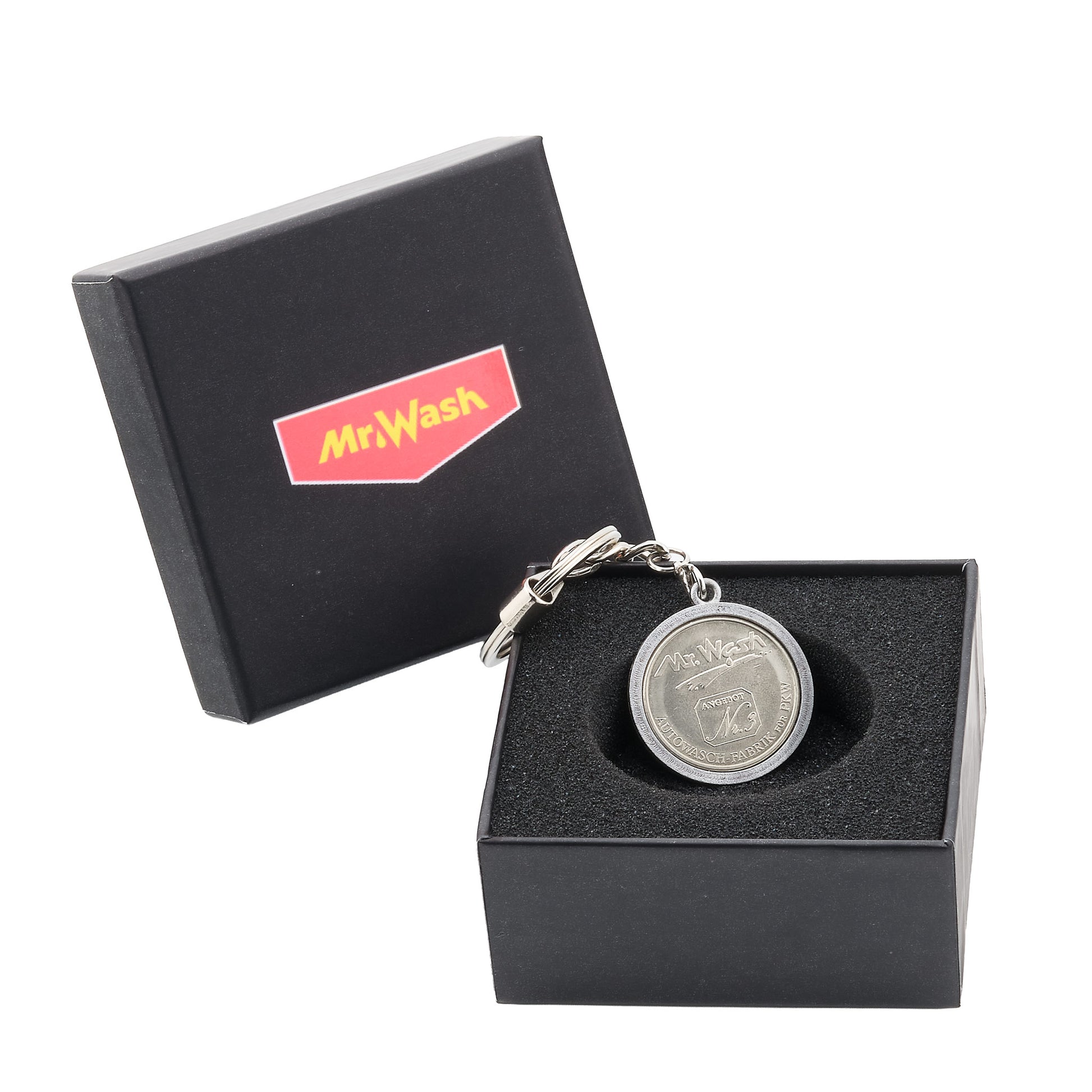 Schlüsselanhänger, Heritage, silberfarben, Freimünze Nr. 3 in Aufbewahrungsbox