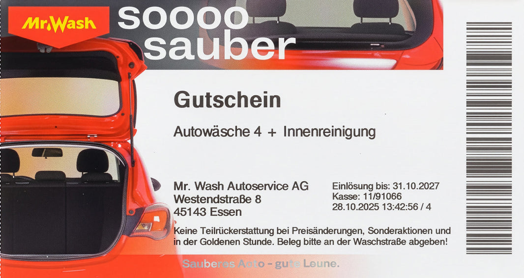 Mr Wash Krefeld Olwechsel Preis